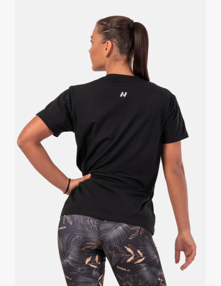 NEBBIA Invisible Logo NEBBIA T-shirt black