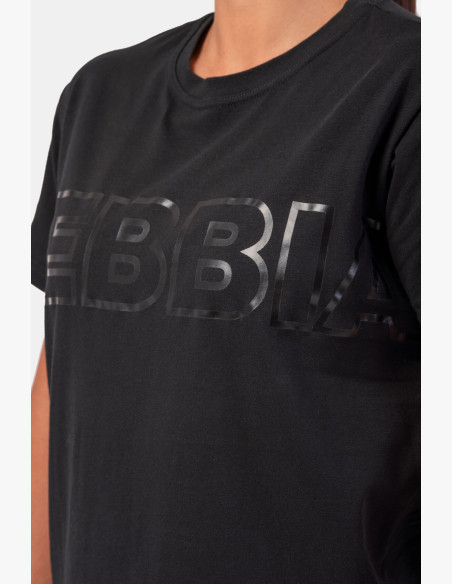 NEBBIA Invisible Logo NEBBIA T-shirt black