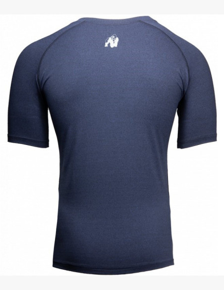 LEWIS T-SHIRT NAVY BLUE - Gorilla Wear