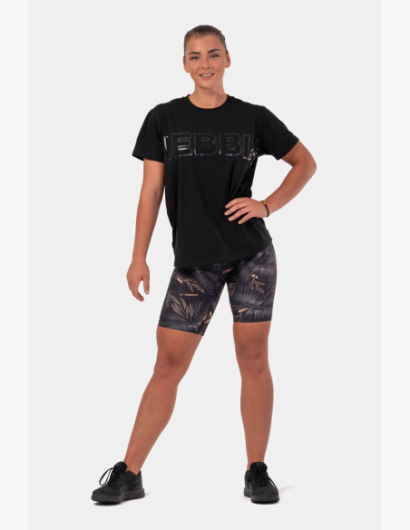 NEBBIA Invisible Logo NEBBIA T-shirt black