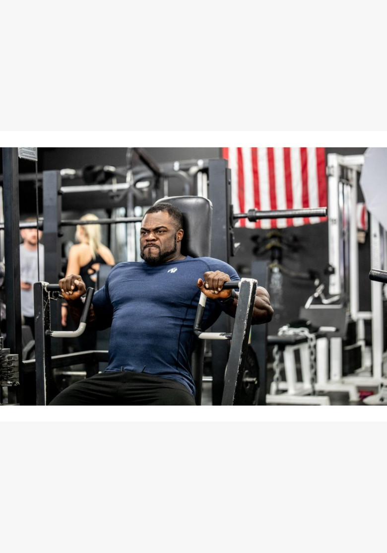 LEWIS T-SHIRT NAVY BLUE - Gorilla Wear