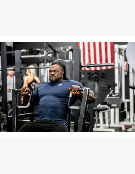 LEWIS T-SHIRT NAVY BLUE - Gorilla Wear