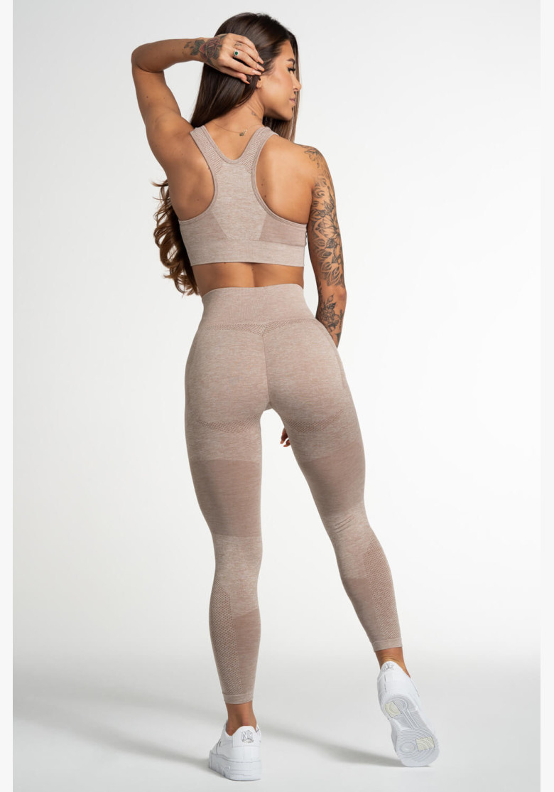 Gym Glamour Fusion Beige Leggings Gym Glamour Fusion Beige Leggings