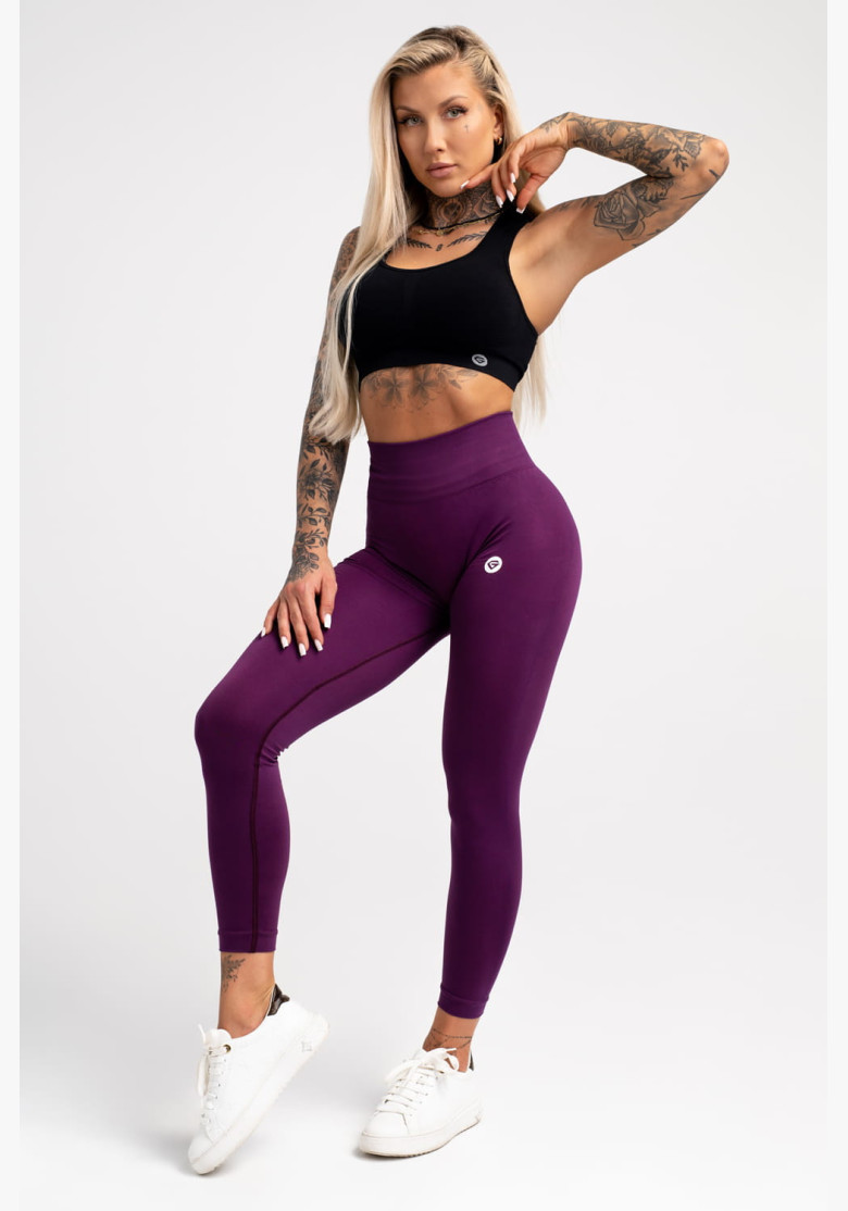 Gym Glamour Flexible Violet Leggings