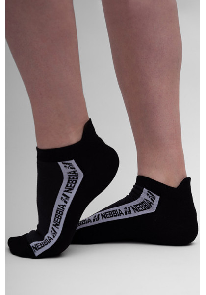 NEBBIA “STEP FORWARD” členkové ponožky čierna