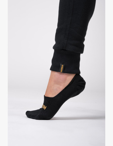 NEBBIA INTENSE no-show socks black