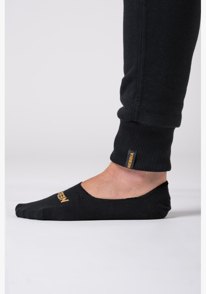 NEBBIA INTENSE no-show socks black