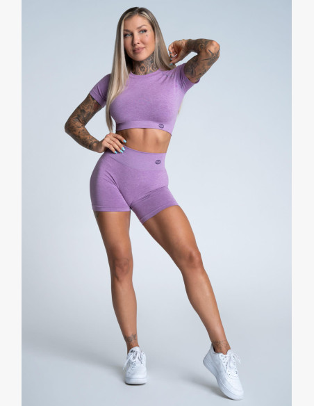 Shorts Gym Glamour Lilac