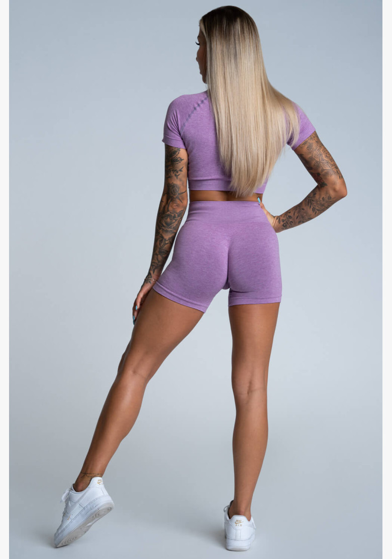 Shorts Gym Glamour Lilac