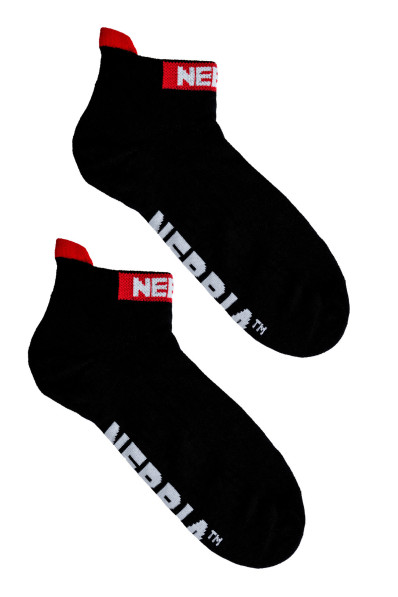 NEBBIA "SMASH IT" ankle socks black