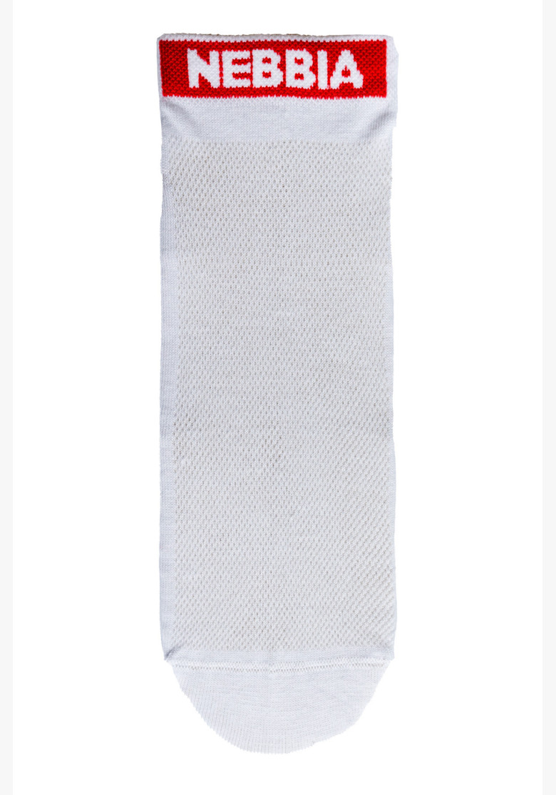 NEBBIA "SMASH IT" ankle socks white NEBBIA "SMASH IT" ankle socks white