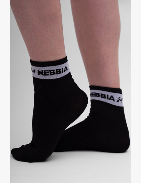 NEBBIA "HI-TECH" crew socks black