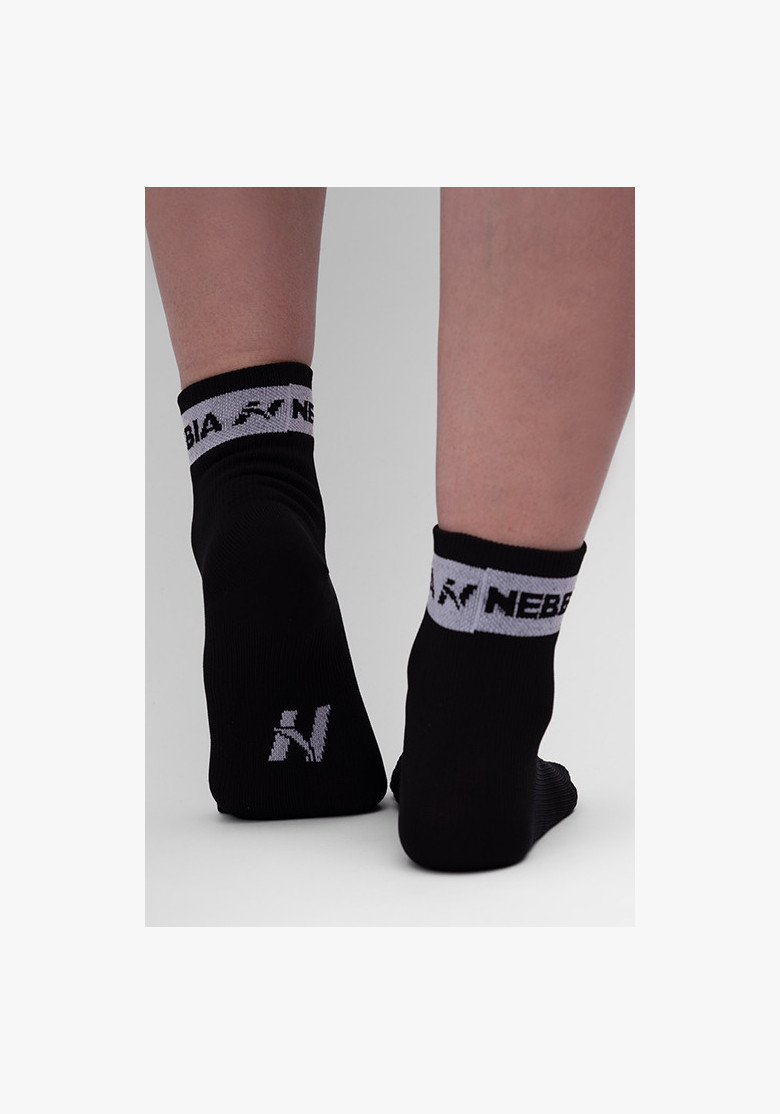 NEBBIA "HI-TECH" crew socks black NEBBIA "HI-TECH" crew socks black