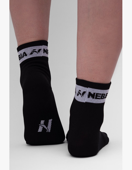 NEBBIA "HI-TECH" crew socks black