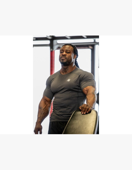 LEWIS T-SHIRT DARK GRAY - Gorilla Wear