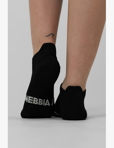 NEBBIA "HI-TECH" crew socks YES YOU CAN black