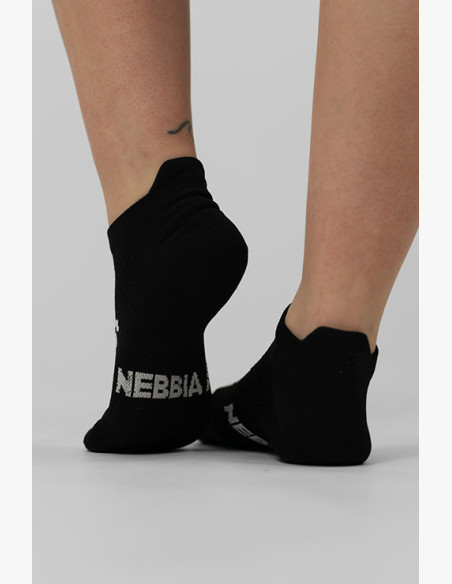 NEBBIA "HI-TECH" crew socks YES YOU CAN black