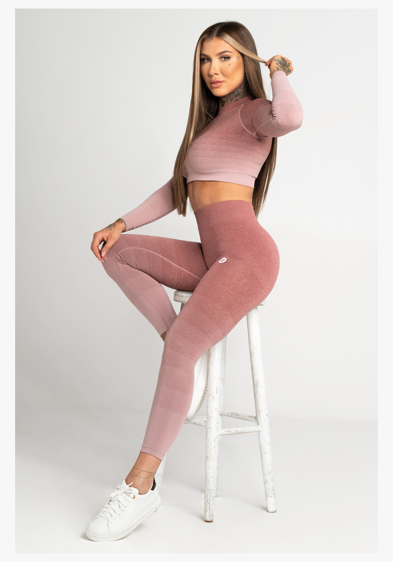 Gym Glamour Seamless Leggings Taupe...