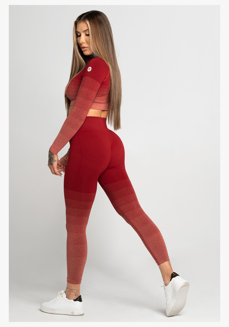 Gym Glamour Seamless Leggings Bordo...