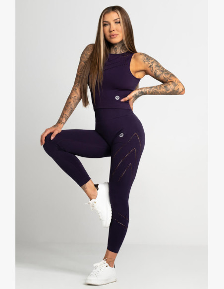 Leggings Gym Glamour Asymmetrical Mysterioso