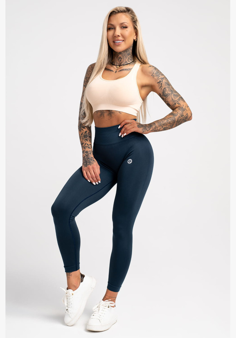 Gym Glamour Flexible Dark Sea Leggings