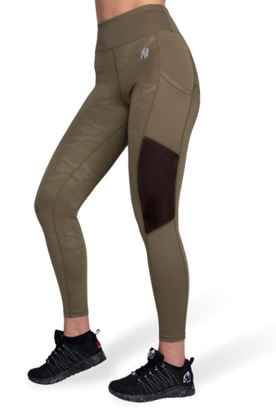 Savannah Mesh Tights Army Green Gorilla Wear