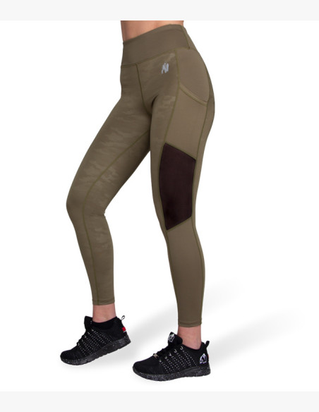 Savannah Mesh Tights Army Green Gorilla Wear