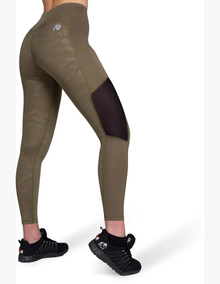 Savannah Mesh Tights Army Green Gorilla Wear