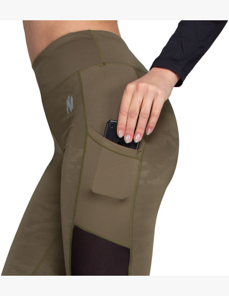 Savannah Mesh Tights Army Green Gorilla Wear