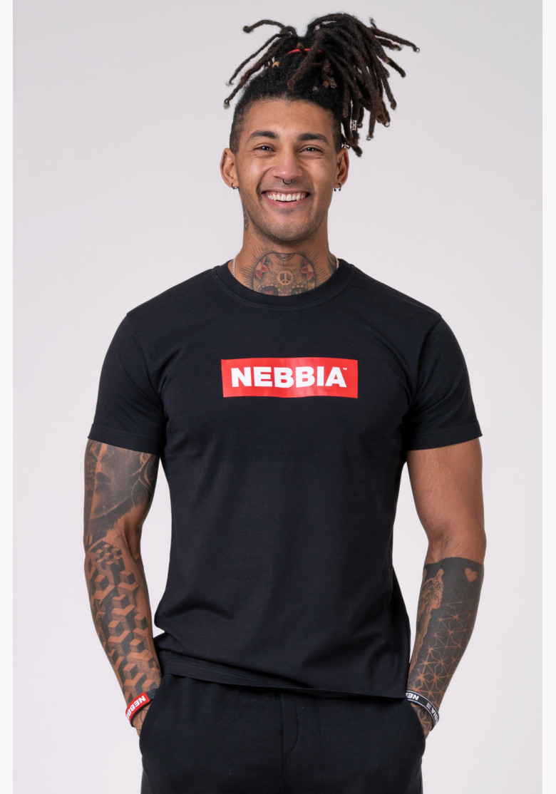 NEBBIA Men's T-shirt BASIC black