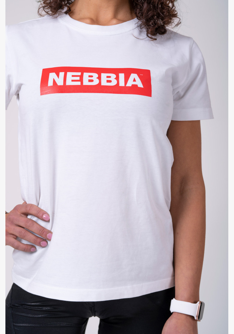 NEBBIA Women's T-shirt BASIC white