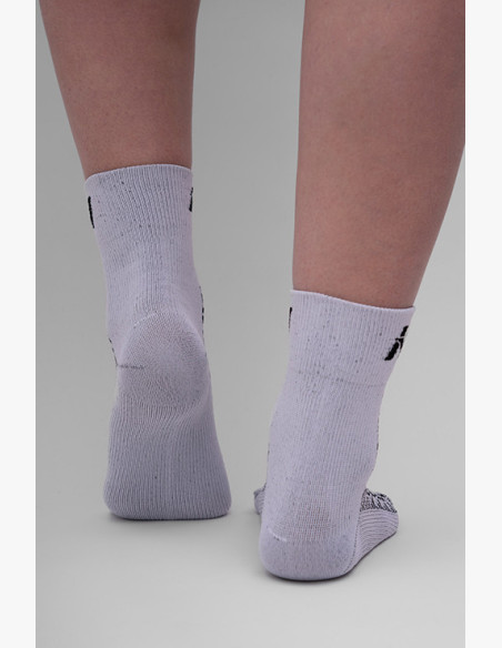 NEBBIA "HI-TECH" N-pattern crew socks grey