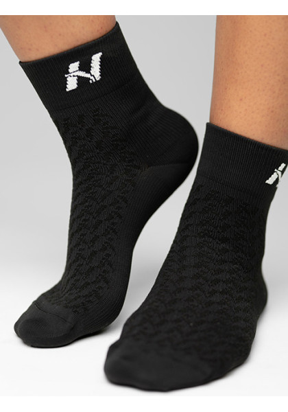 NEBBIA “HI-TECH” N-pattern crew ponožky čierna