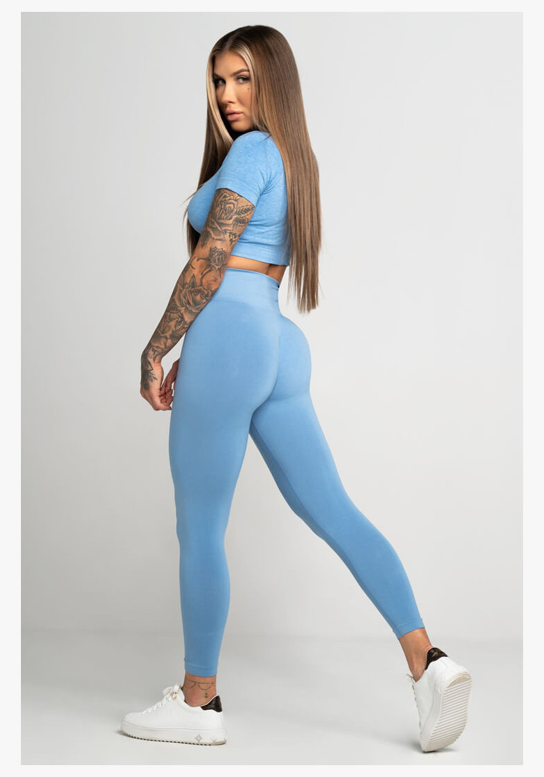 Gym Glamour Second Skin Blue Leggings Gym Glamour Second Skin Blue Leggings
