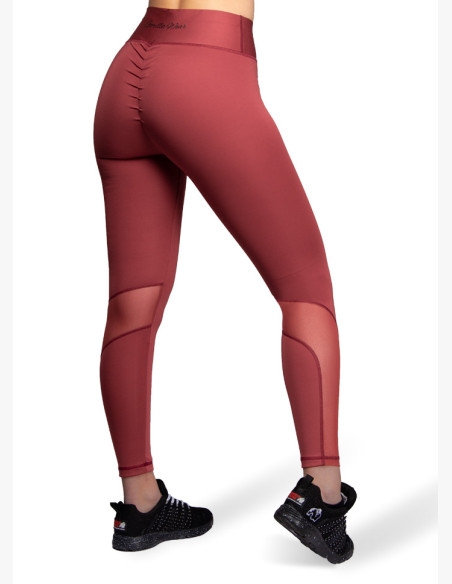 KAYCEE TIGHTS BURGUNDY RED - Gorilla Wear