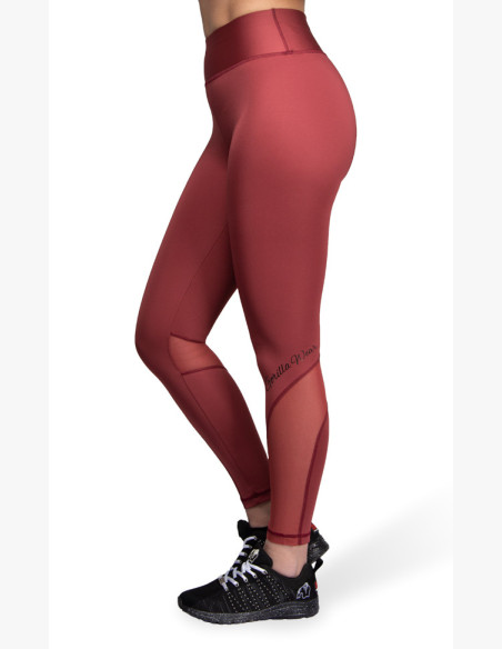 KAYCEE TIGHTS BURGUNDY RED - Gorilla Wear
