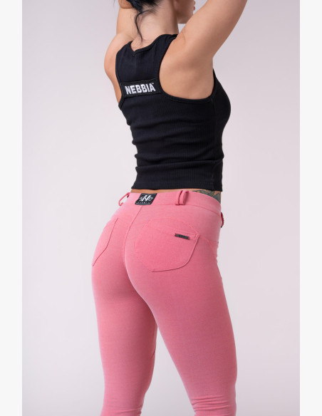 NEBBIA Dreamy Edition Bubble Butt Leggings Pink