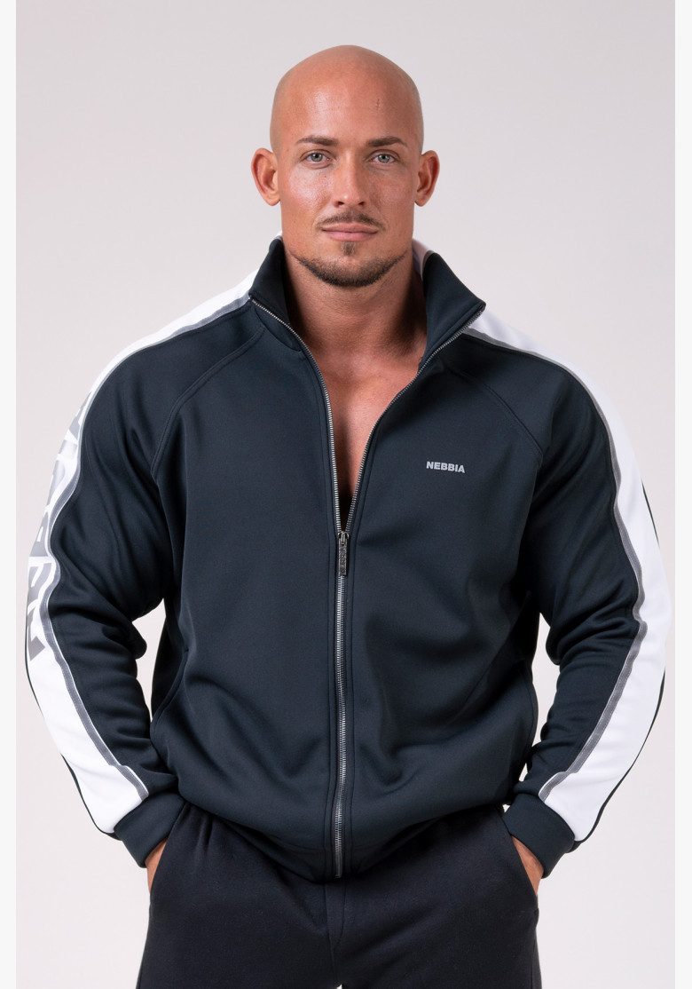 NEBBIA Iconic champions jacket black