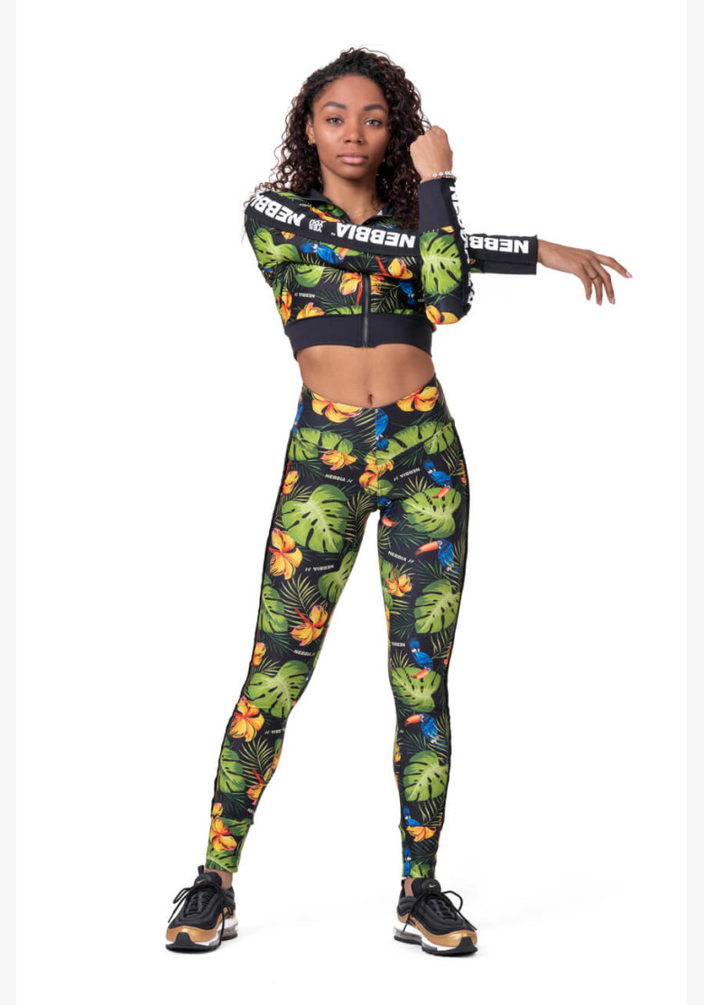 NEBBIA High-energy Crop jacket green