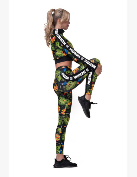 NEBBIA High-energy Crop jacket green