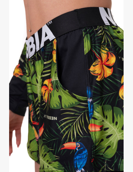 NEBBIA High-energy Double Layer shorts green