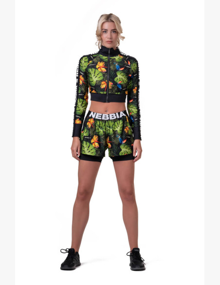 NEBBIA High-energy Double Layer shorts green