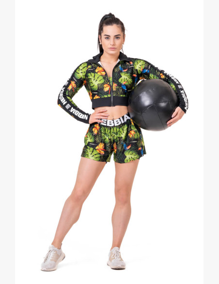 NEBBIA High-energy Double Layer shorts green