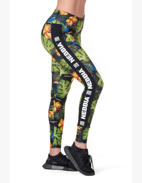 NEBBIA High-waist Performance leggings green