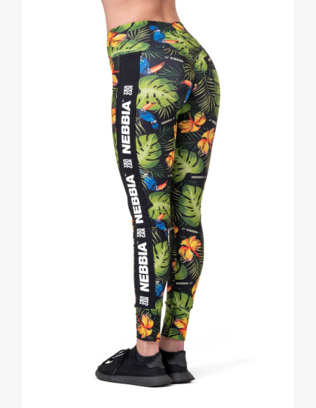 NEBBIA High-waist Performance leggings green