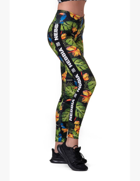 NEBBIA High-waist Performance leggings green