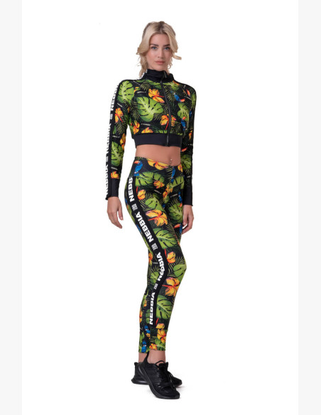 NEBBIA High-waist Performance leggings green