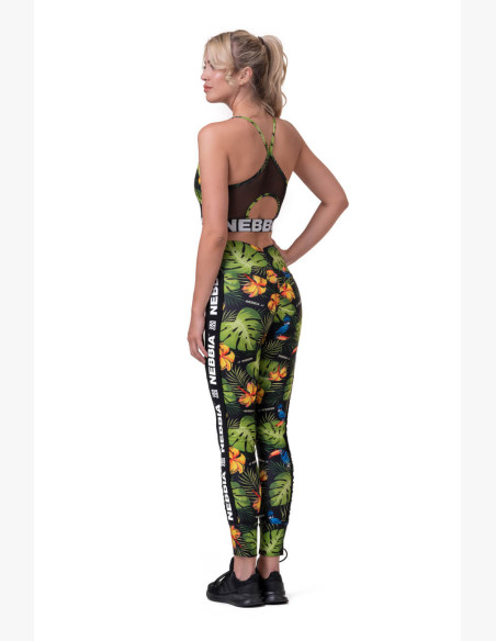 NEBBIA High-waist Performance leggings green