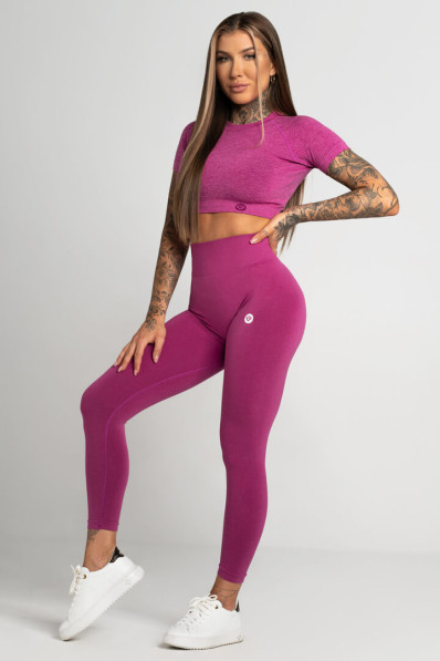 Gym Glamour Second Skin Pink Leggings