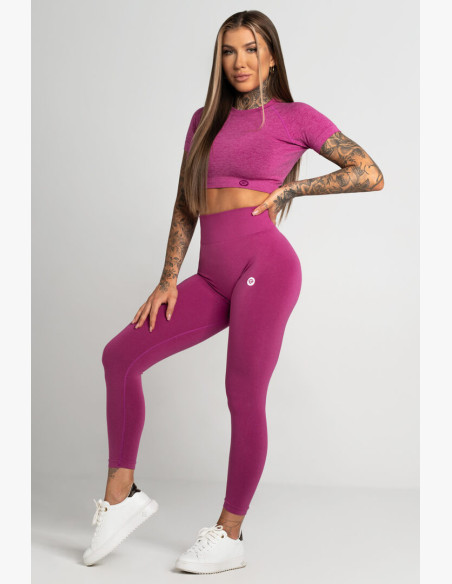 Gym Glamour Second Skin Pink Leggings